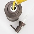 thumbnail image 4 of iDesign Bronze Solid Print 8 oz Soap Pump Dispenser, 4 of 5