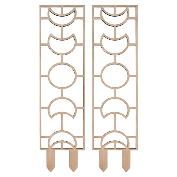 ACDANC 2Pcs Wooden Plant Trellis Creative Shape Easy Installation Indoor Outdoor Climbing Plants Support Trellis Garden Supplies