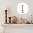 thumbnail image 4 of Toystoory Candelabro de hierro de 2 piezas, candelabro de repuesto reutilizable para mesa, centro de mesa, decoración de candelabro de compromiso para Decoración del hogar Plata Toystoory HA067003-02, 4 of 6