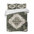thumbnail image 2 of Vintage Green White Queen Size Down Alternative Comforter, Lightweight Comforter Quilt Bedding Set with Pillow Shams Southwestern Geometric Abstract Art All Seasons Bed Comforter Duvet Insert 90"x96", 2 of 7