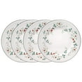thumbnail image 4 of Pfaltzgraff Winterberry 10.5 in Stoneware Tableware Dinner Plates (Set of 4), 4 of 6