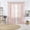 Pale Pink, variant on Threadmade Bella Tab-Top Ruffle Sheer Window Curtain, Ivory - 52"W x 84"L
