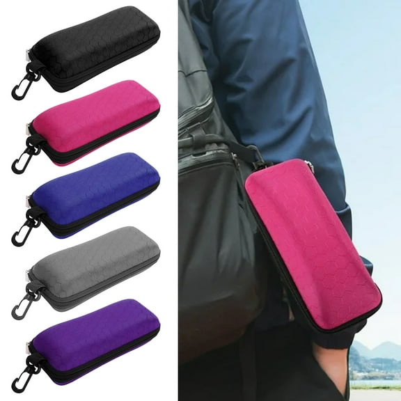 1*Glasses Case Pressure Eva Sunglasses Sunglasses Zipper Glasses Case Sunglasses Glasses Case Home Textile Storage