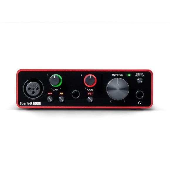 Interfaz de Audio Focusrite Scarlett Solo Tercera Generación