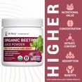 thumbnail image 5 of Dr. Berg Raw Organic Beet Root Juice Powder – USDA Certified Beet Powder from Real Beets, Non-GMO, 30 Servings, 5 of 10