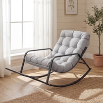 RADIATA Accent Chair, 450 lbs Weight Capacity, Modern Upholstered Armchair / Lounge Chair / Reading Chair for Living Room, Bedroom, Office, Apartment，Gray