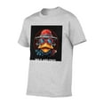 thumbnail image 2 of Graphic Tees Funny T-shirts Wild and Free Duck Lovers Gildan Men's Short Sleeve T-shirt 180g, 2 of 8