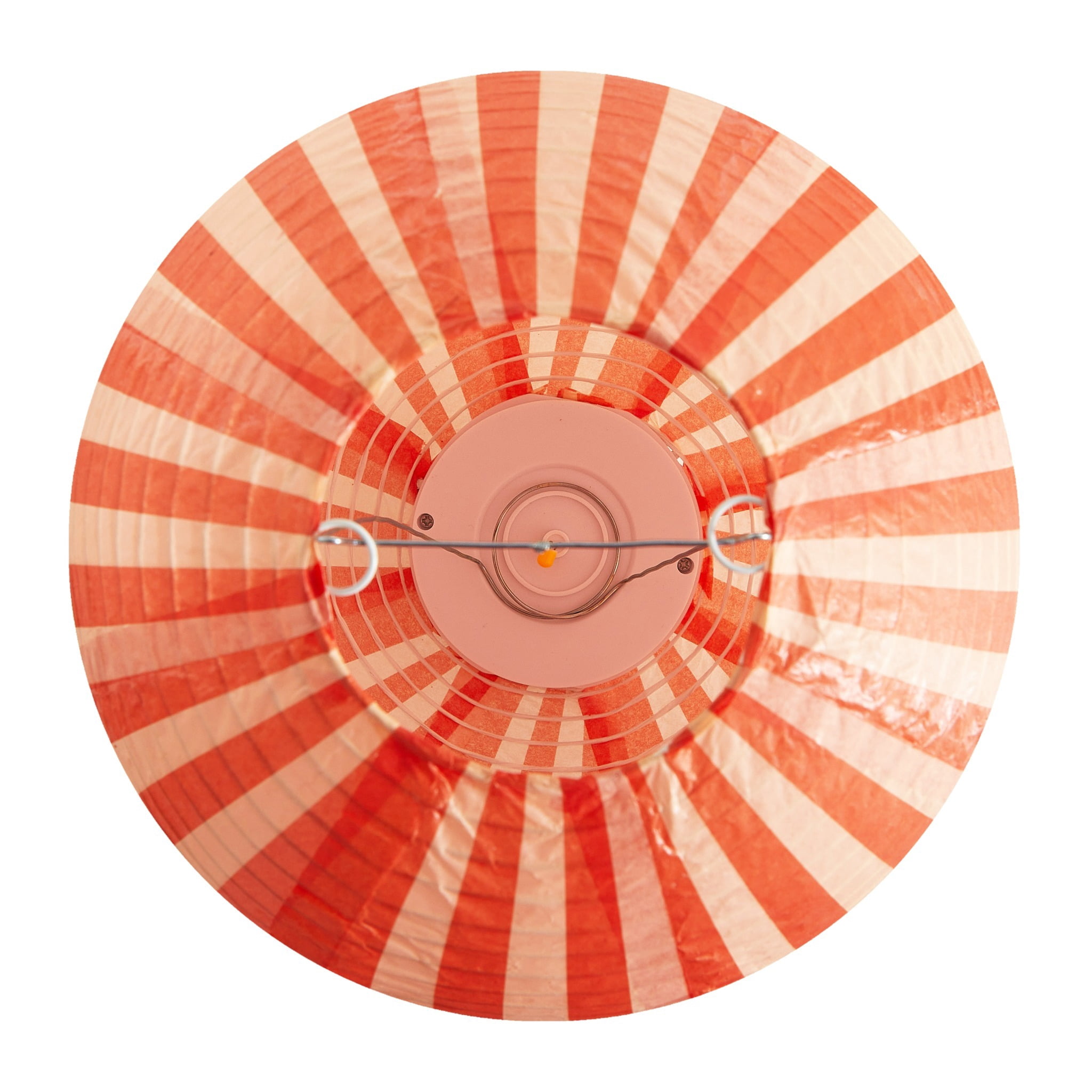 Urban Shop 8.2"H x 9"D Paper Lantern Table Lamp, Orange