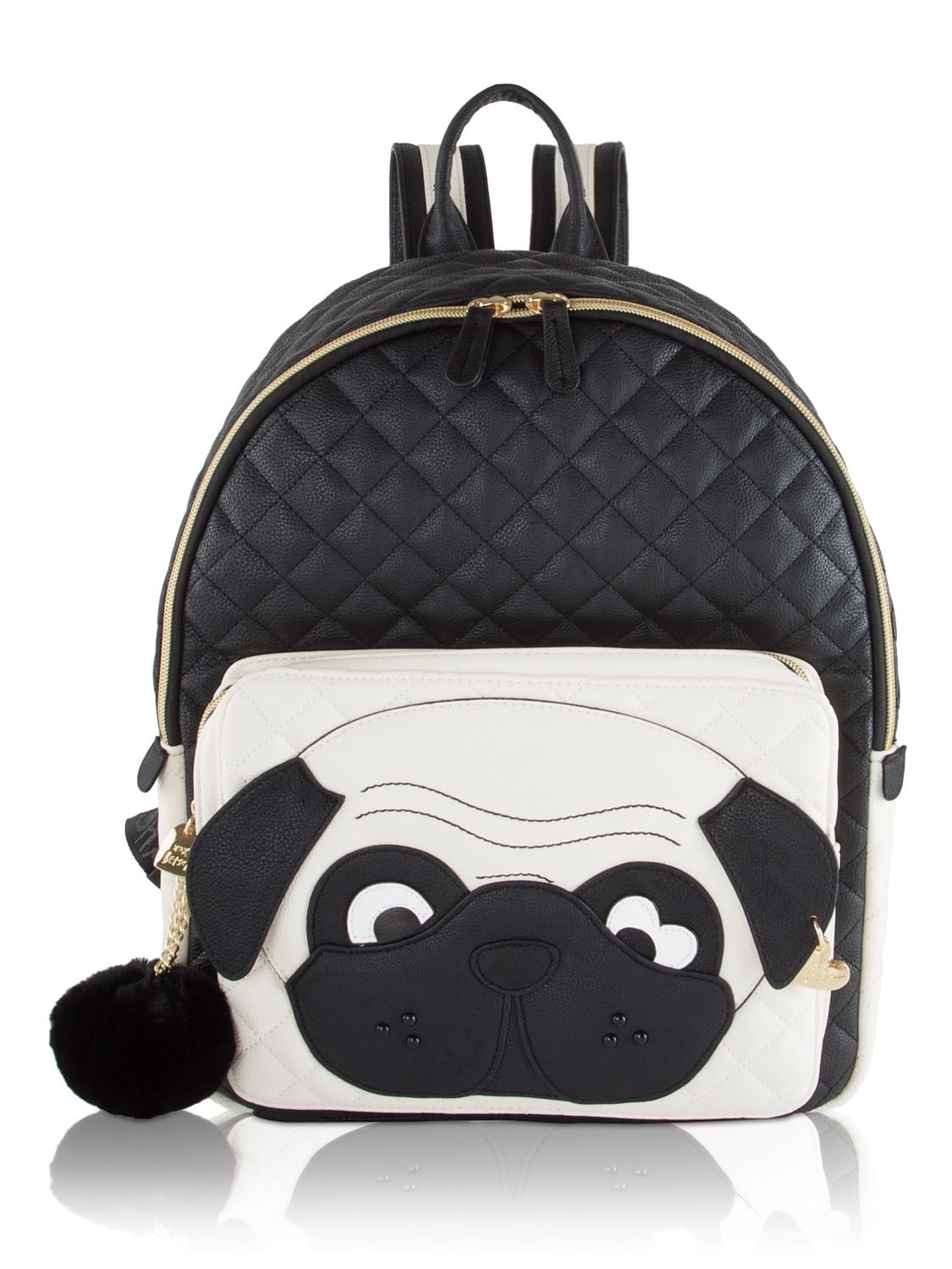 black pug backpack