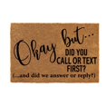 thumbnail image 1 of CaiYueKe Funny Christmas Doormat Holiday Welcome Mat Front Door Decor Indoor Outdoor Non-Slip Floor Mat Xmas Decorations Living Room Kitchen Home Entrance, 1 of 7