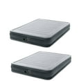 thumbnail image 1 of Intex Dura Beam Plus Series Mid Rise Queen Air Bed w/ Built In Pump (2 Pack), 1 of 7