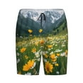 thumbnail image 6 of Daiia Mountain Daisy Meadow Mens Woven Stretch Pajama Short,Short Pajama Pants-4X-Large, 6 of 7
