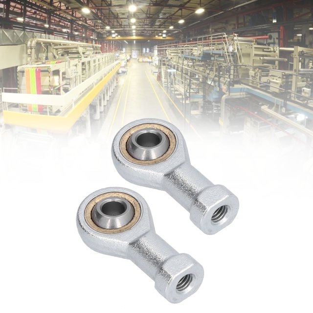 Peahefy Roulements de Joint Fisheye, Roulements d'Extrémité de Tige Femelle, 2pcs Tige Fin Roulement de Joint Radial Roulement de Joint Fisheye SI6T KSA6T pour Machines-Outils Électriques