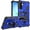 Blue, variant on For Samsung Galaxy A17 S176V Machine Kickstand Phone Case - TCT Purple