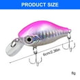 thumbnail image 3 of Hard Crankbait Pike Artificial Mini Crankbait Swimbait Minnow Fishing Lure for Saltwater Fishing Tackle Accessories, 3 of 12
