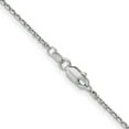 thumbnail image 3 of Primal Gold 14 Karat White Gold 1.40mm Diamond-Cut Cable Chain, 3 of 4