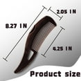 thumbnail image 5 of Dandruff Comb Fine Tooth Scalp Comb for Dandruff Removal & Lice Prevention - Brown Scalp Detox Comb for Women/Men/Kids, 3-in-1 Massager Brush with Detox & Hair Cleansing Tool for Gentle Care, 5 of 9