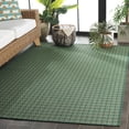 thumbnail image 3 of SAFAVIEH Terrace Wight Geometric Indoor/Outdoor Area Rug, Dark Green/Light Green, 5'3" x 7'6", 3 of 16