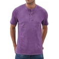 thumbnail image 2 of Playera Henley Casual Moda Manga Corta Para Hombre Algodón, 2 of 5