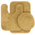 thumbnail image 1 of Garland Rug ALU-3pc-05 Glamour Nylon Lavable Salle de Bain 3pcs Tapis Ensemble Lin, 1 of 1