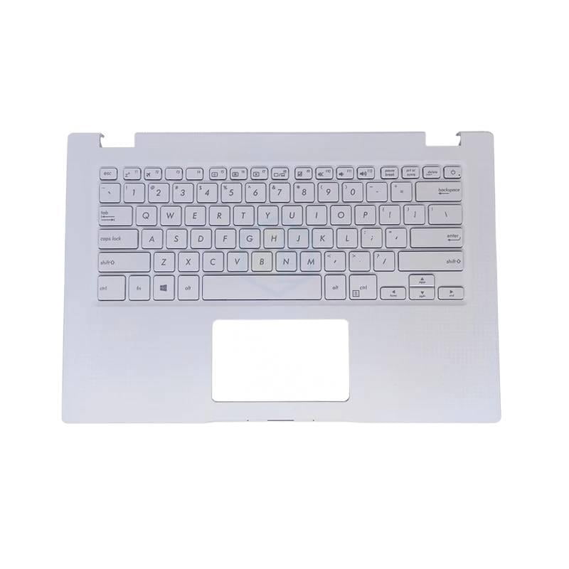 English US keyboard for  ImagineBook MJ401T MJ401TA laptop Palmrest Upper cover keyboards white keycaps 90NB0MA1-R31US0