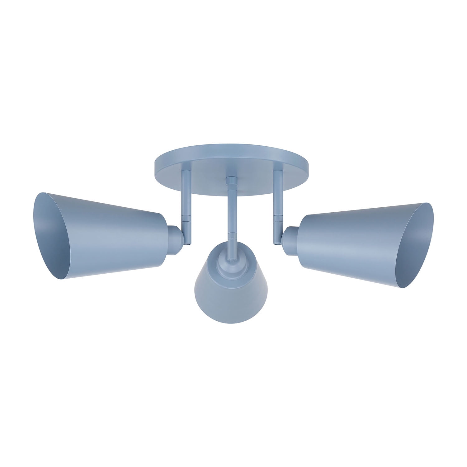Alvar - 3-Light Semi Flush Mount - Harbor Blue