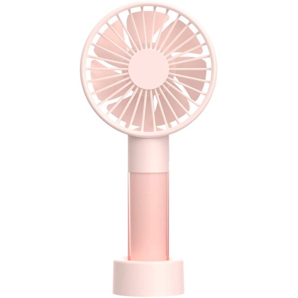 Handheld Fan, Mini Personal Fan with 1200mAh Rechargeable Battery, 3 Speeds Adjustable, Portable