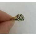 thumbnail image 2 of Wedding/ Anniversary Band Ring -2CT Round Cut Lab-Created Ruby Sapphire Ring - 14K Yellow Gold Finish 925 Silver, 2 of 4