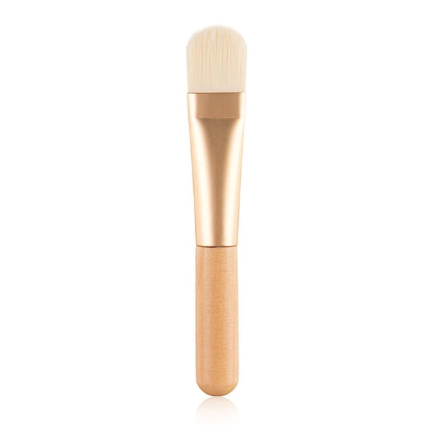 Wooden Mini Facial Mask Brush for Soft Skin Hair with Short Handle Lot P9