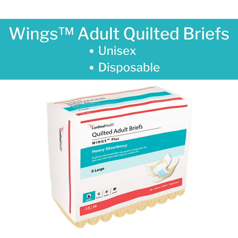 Buy Cardinal Health Quilted Adult Briefs - Heavy Absorbency