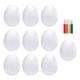 thumbnail image 5 of Huevos de espuma, huevos falsos, sin pintar, manualidades en blanco, decoración, huevos de Pascua para las fiestas 150MM, 5 of 9