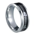 thumbnail image 1 of mtvxesu Bagues pour Femmes, Bijoux Tendance en Acier Inoxydable pour Hommes Bague Patch Arête de Poisson 8 Mm6 13 Bagues pour Femmes Bagues Rabais, 1 of 6