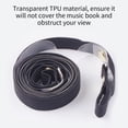thumbnail image 3 of Piano Book Clip Strap with Transparent Visible Band to Fix Piano Page Sheet Portable and Practical Trainer Piano Keyboard Instrument Accessories, 3 of 6