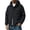 Black, variant on JTSRKL Mens Lightweight Hooded Jackets Windproof Long Sleeve Outdoor Breathable Casual Coat Versatile Hiking Travel Autumn Outerwear Tops