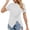 White, variant on Women T Shirts Short Sleeves Crew Neck Basic Tee Shirt White Summer Tops Comfort Tshirt