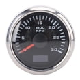 thumbnail image 2 of 52mm Tachometer, Water Proof 0 - 3000 RPM Outboard Tachometer, Boat Tachometer Gauge with Hour Meter, 7 Color Backlit RPM Gauge for Gas Engines, Easy Installation, 2 of 7