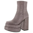 thumbnail image 4 of Steve Madden Womens Cobra Leather Platform Ankle Boots, 4 of 5
