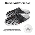 thumbnail image 6 of Lsque Butterflies Optical Illusion Pattern Womens Comfort Cotton on Scuff With Memory Foam and Anti-skid Sole Slipper-46/47, 6 of 7