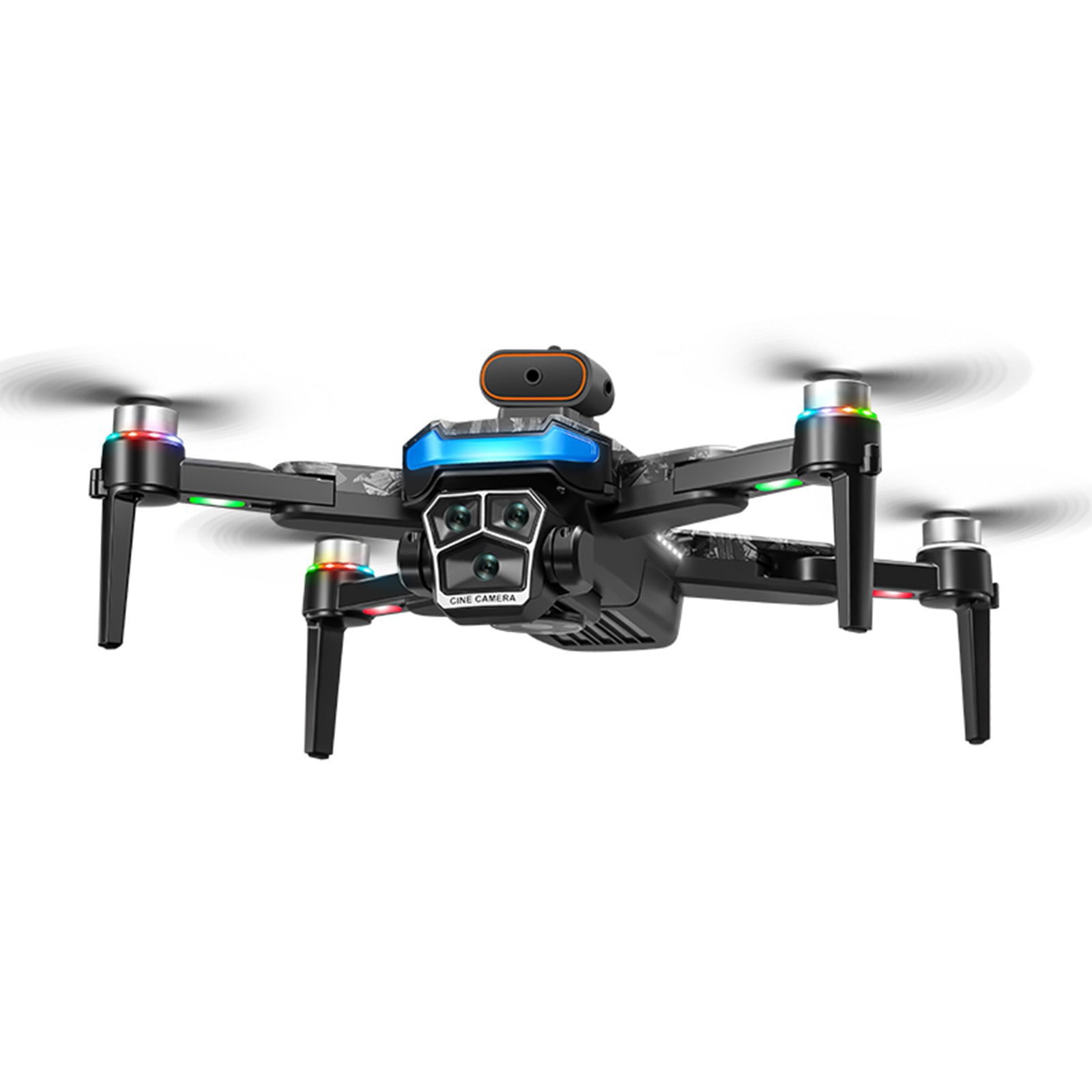 GPS Drone with 4.5 Inch Screen, Folding Body, 120°Ultra Wide Angle Lens, Brushless Motor And Cool LED Lights Drones with Storage Bag, Remote Control Toys Gifts
