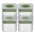 thumbnail image 3 of Linoroso 4 Pcs Set Airtight Kitchen Food Storage Container with Date Tracker, Tea&Coffee Canister for Grounds Coffee, Cereal, Beans, Flour, Sugar, 3 of 9