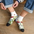 thumbnail image 3 of Naloa Wild Herbs Ankle Socks for Women Non Slip Socks No Show Socks Classic Low Cut Casual Socks Casual Socks, 3 of 7