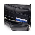 thumbnail image 6 of Women's Leather Organizer Purse Shoulder Bag Multiple Pockets Cross Body Handbag, 6 of 6