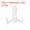 White, variant on Uxcell 6" Easel Plate Holder, Plastic Folding Display Stand White for Decorative Picture Frame, 2 Pack