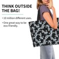 thumbnail image 2 of Balery Flower Bolsa Tote Estilo Estético con Cremalleras, Bolsa de Hombro, Bolsa de Compras Grande y Plegable, 2 of 8