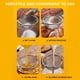 thumbnail image 4 of Xihbxyly Colador de Leche de Soja, Malla Fina de Acero Inoxidable, Mango de Madera, Ideal para Tamizar Harina, Azúcar y Café, Herramienta Multiusos para Cocina, Repostería Casera, Fácil de Guardar, 1, 4 of 7