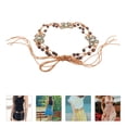 thumbnail image 4 of Cinturón bohemio con trenzas para vestido, cadena tejida, mariposa, 4 of 6