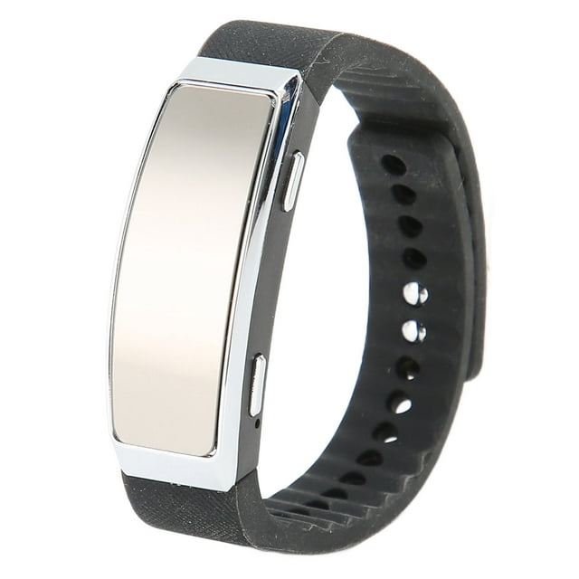 Voice Recorder Watch, Digital Audio Recorder, Voice Activated Recorder, Music Player Recorder Wristband for Class Meeting, MP3 Records for Lectures, Meetings, Interviews