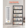 thumbnail image 6 of VEVOR Display Cabinet with Acrylic Doors, 68 in Tall 5-Tier Curio Cabinet, Natural Wooden Fame, Collectibles Toy Organizers Rack & Display Case, Bookshelf for Home, Office, Playroom, Living Room, 6 of 9