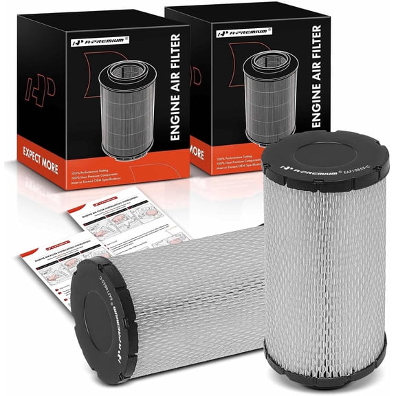 A-Premium 2-PC Engine Air Filter - Fit for Polaris RZR XP 1000, RZR XP 4 1000, RZR XP 4 Turbo, RZR XP 4 Turbo S, RZR XP Turbo EPS, RZR XP Turbo S, 2014-2024, Replace# 1241084, 2882234, 1240822