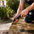 thumbnail image 5 of Home High-Pressure Car Wash Water Gun with Booster Nozzle and Hose, Powerful High Pressure Water Gun Gaoyashuiqiang Nozzle, Garden Hose Pressures Booster 1*Sprayer + 3*Connectors, 5 of 6